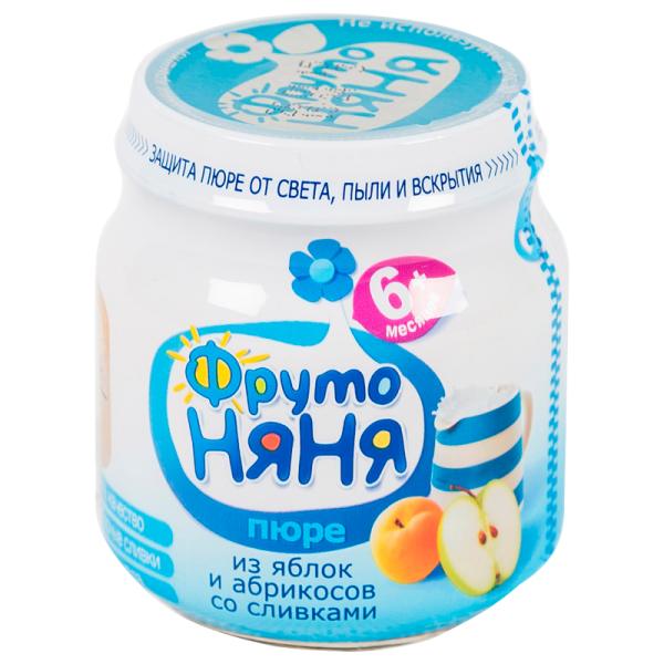Пюрешки с 6 месяцев ФРУТОНЯНЯ