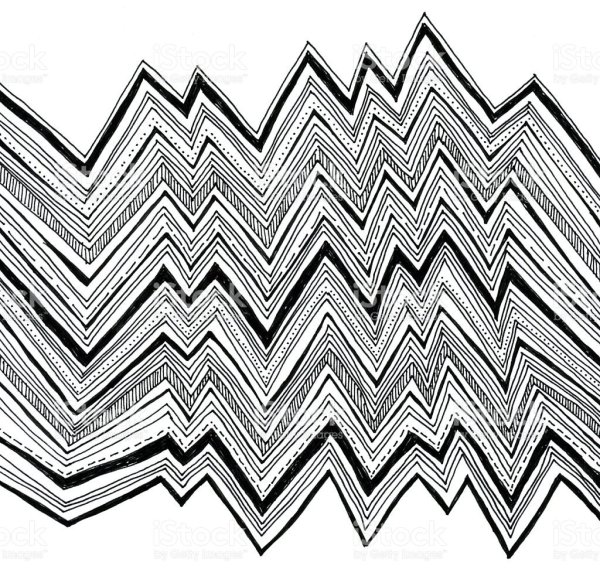 Узор из ломаных линий