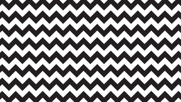 Ткань черно белый зигзаг