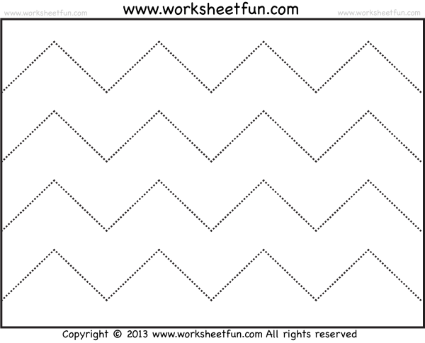 Зигзаг раскраска для детей