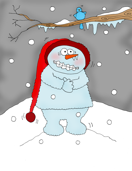 Замерзший Снеговик