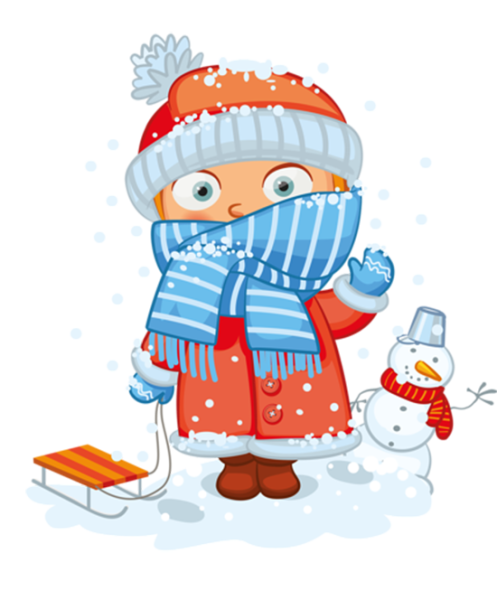 Зимний клипарт для детей