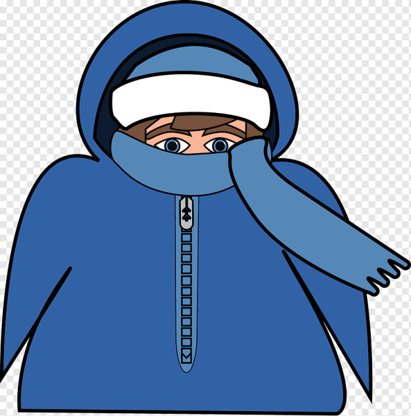 Мальчик укутанный зимой