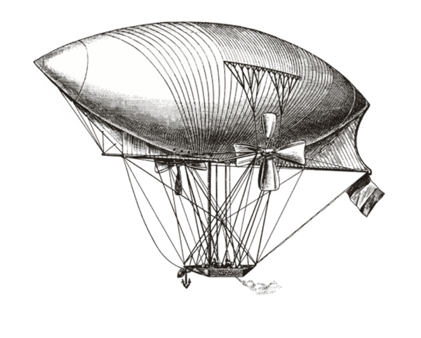 Аэростаты и дирижабли стимпанк