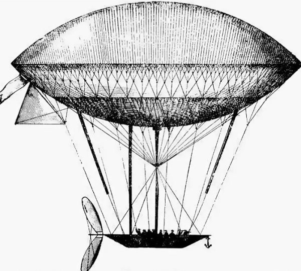 Жан Батист Мари Шарль мёнье дирижабль