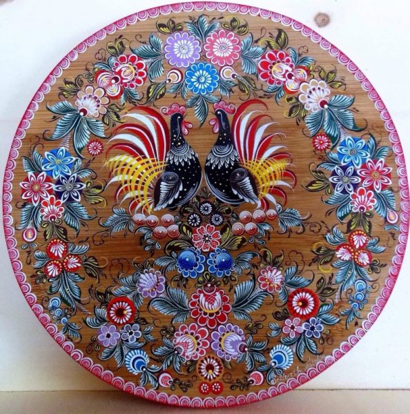 Художественная роспись Городецкая