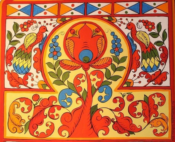 Борецкая роспись Древо жизни