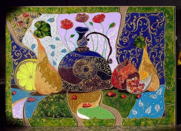 Декоративная живопись панно