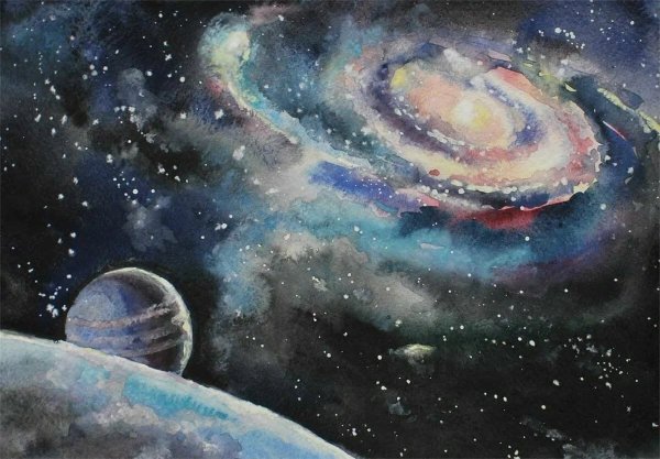 Чарльза Айвза космический пейзаж рисунок