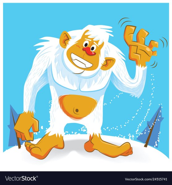 Йети мультяшный