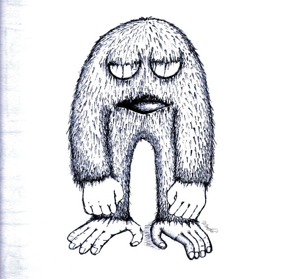 Йети рисунок