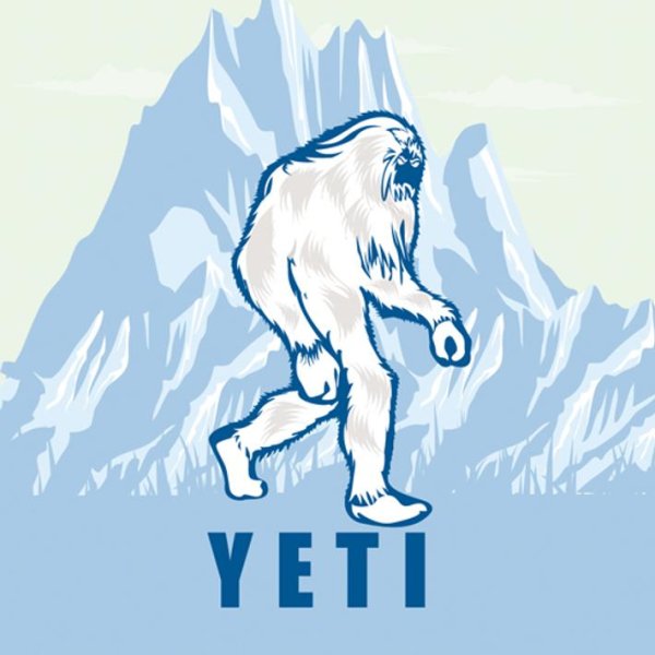 Логотип Yeti снежный человек