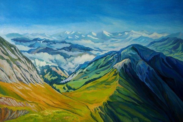 Горы Дагестана картины