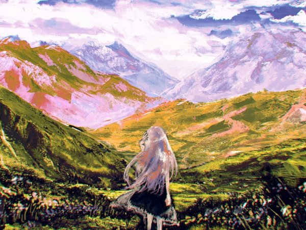 Горы Кавказа арт