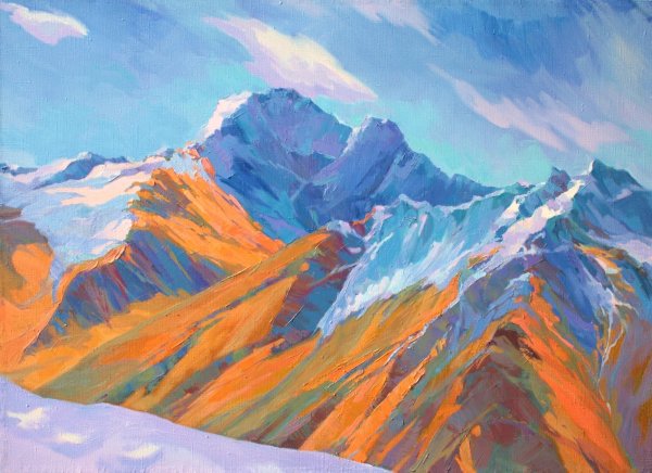 Гора Улу-Тау в живописи