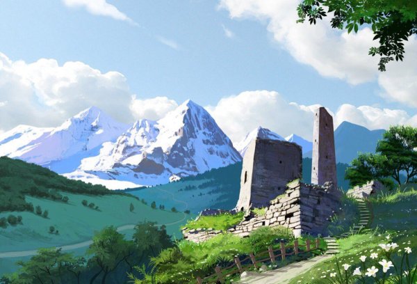 Бахруз Кенгерли горный пейзаж