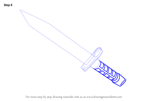 Чертёж ножа м9 из стандофф 2