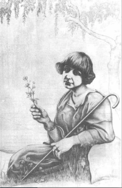 Магда Нахман портрет Марины Цветаевой