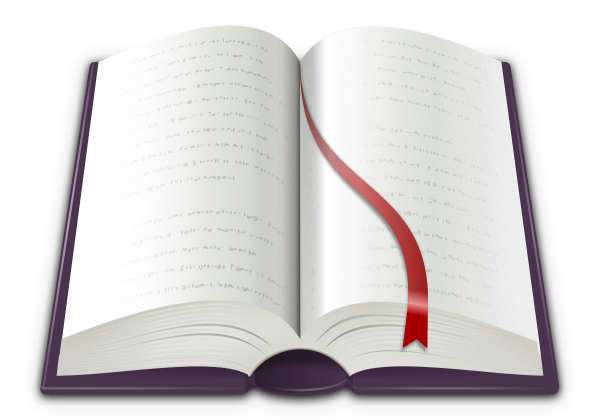 Словарь на прозрачном фоне