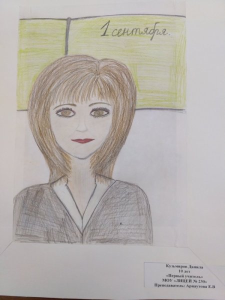 Рисовать учителя портрет