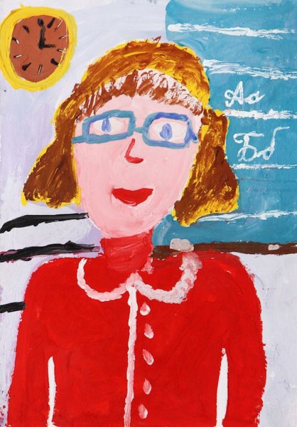 Карандашный портрет учителя