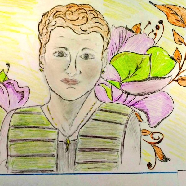 Ребенок с учителем портрет