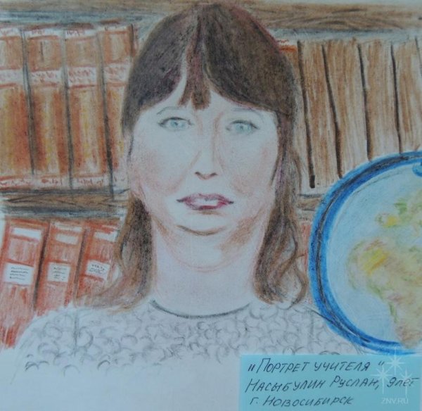 Рисунок моя мама учительница