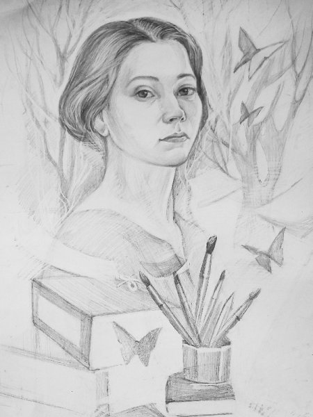 Портрет мамы детский