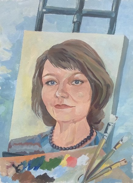 Нарисовать портрет учителя