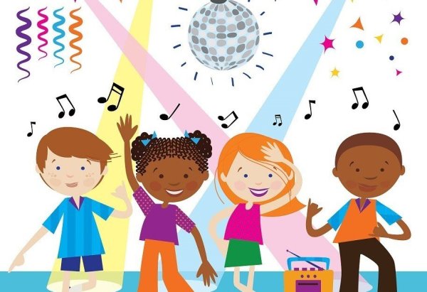 Дискотека рисунок для детей