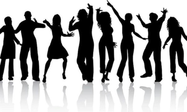 Тени танцующих людей