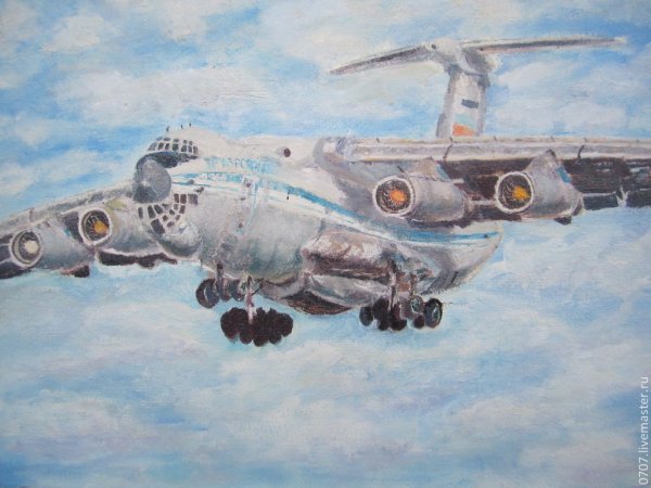 Картины маслом ил 76 десантирование