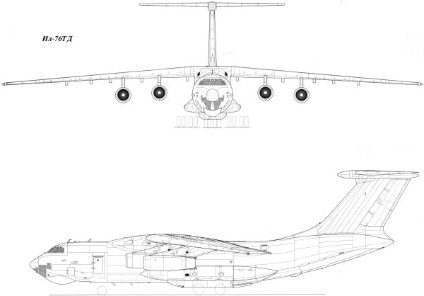 Ил 76 силуэт