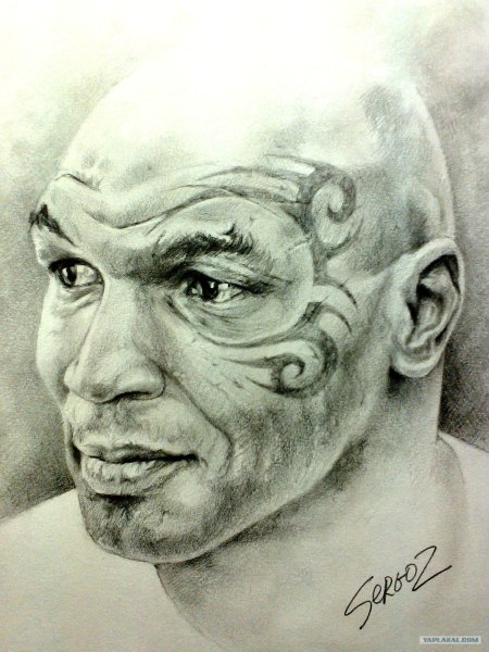 Майк Тайсон карандашом