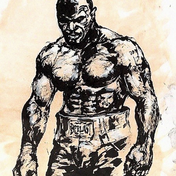 Тайсон трафарет