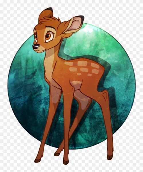 Бэмби рисунок карандашом