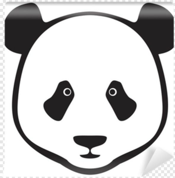 Голова панды