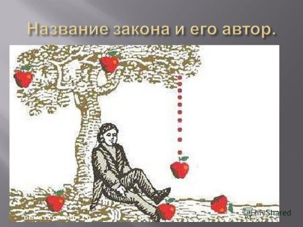 Исаак Ньютон яблоко Гравитация