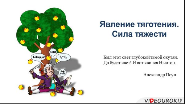 Явление Всемирного тяготения