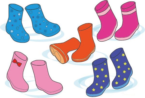 Сапожки мультяшные