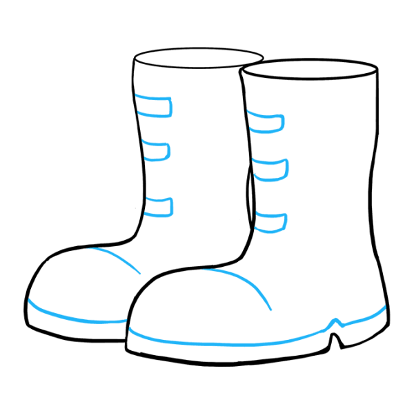 Сапоги рисунок