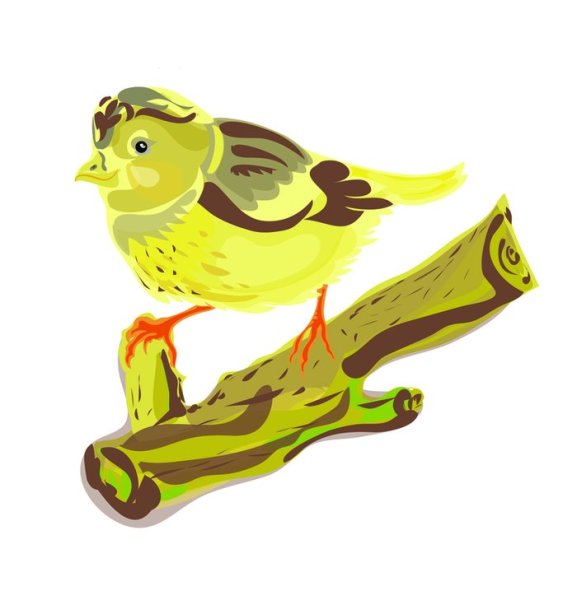 Чиж мультяшный