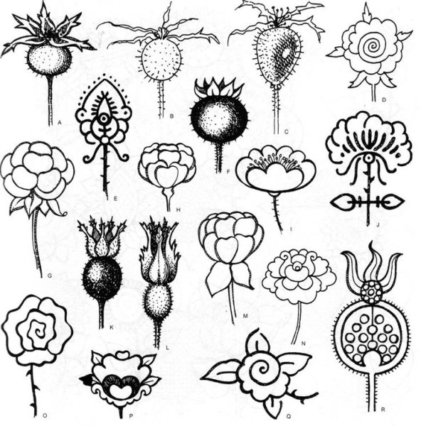 Стилизация растений