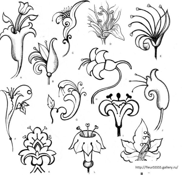 Декоративные узоры для рисования