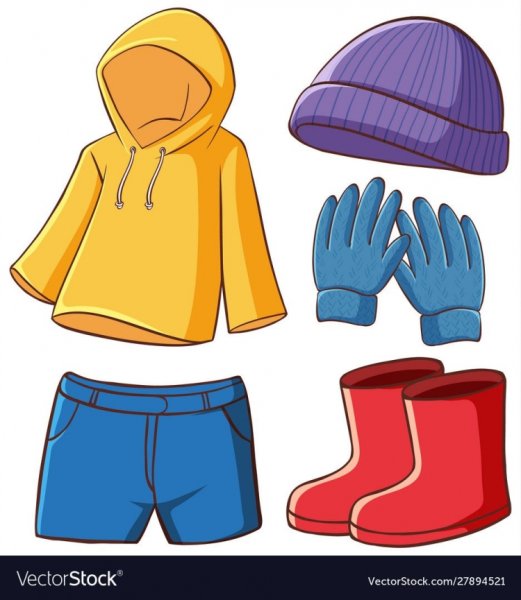Одежда клипарт для детей