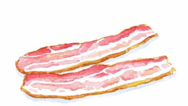 Нарисованный бекон