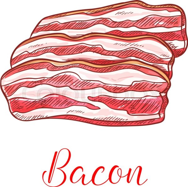 Нарисованный бекон