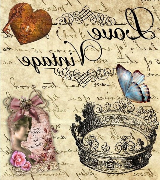 Надписи Винтаж