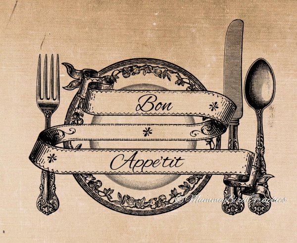 Винтажная надпись для кухни