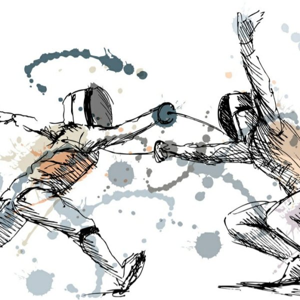 Фехтование рисунок